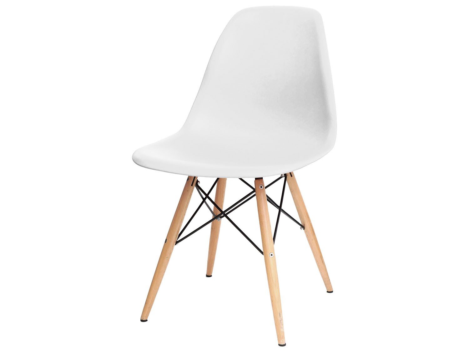 imagem de Cadeira Eames pe madeira 80,5cm - Branco - 2151884